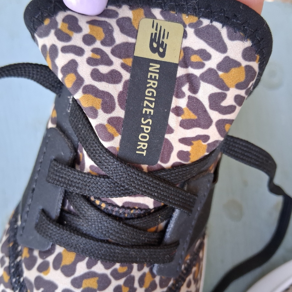 New Balance Leopard Print Athletic Shoes - Picture 8 of 10